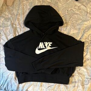 Nike women’s crop Black Hoodie